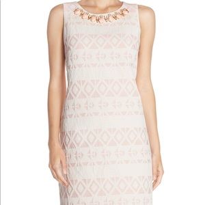 Vince Camuto Dress Embellished neckline